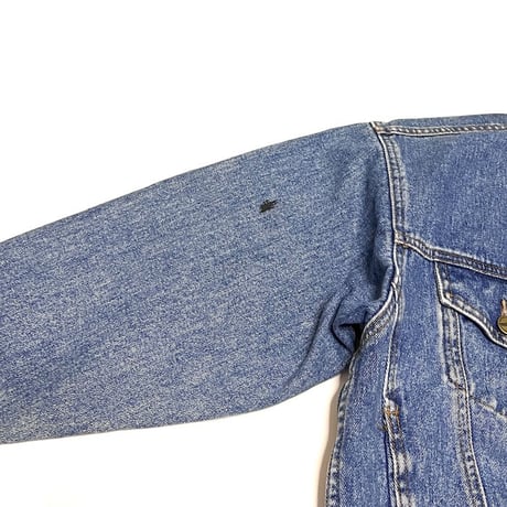 【USED】90's MARITHE FRANCOIS GIRBAUD HEART PAINTED DENIM JACKET