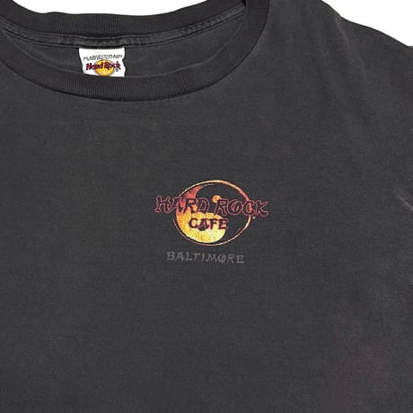 【USED】90's HARD ROCK CAFE BALTIMORE ORIENTAL DESIGN T-SHIRT