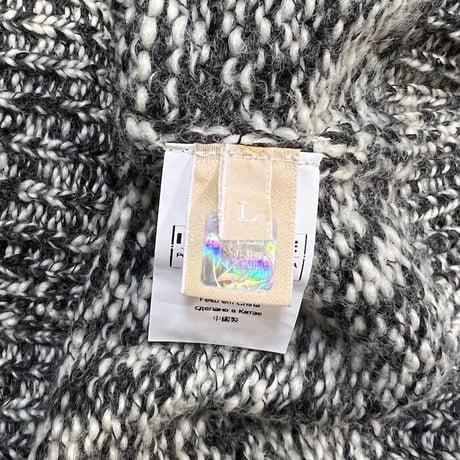 【USED】00'S JOHN GALIANO WOOL KNIT PARKA