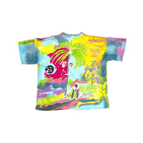 【USED】90'S XY BODY PSYCHEDELIC ACID ALL OVER PRINT T-SHIRT