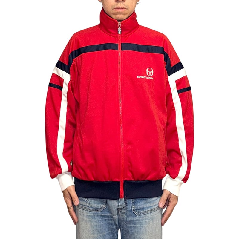 SERGIO TACCHINI テニスジャージ ベスト 80年代 美品 SERGIO TACCHINI