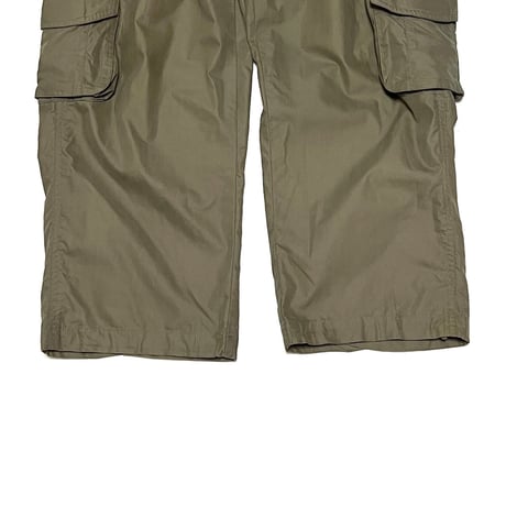 【USED】00's STUSSY MIXED FIBER 8-POCKET CARGO PANTS