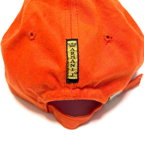【USED】00's ARMANI JEANS CAP ORANGE