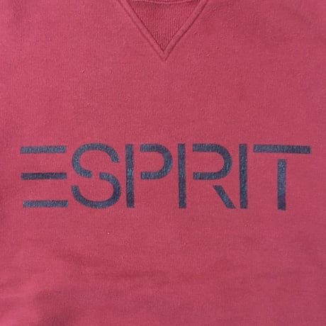 【USED】90'S ESPRIT SWEATSHIRT WINERED