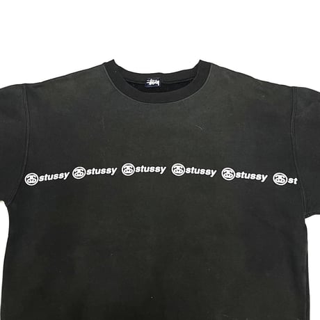 【USED】90's STUSSY CHANEL LOGO LINE SWEATSHIRT