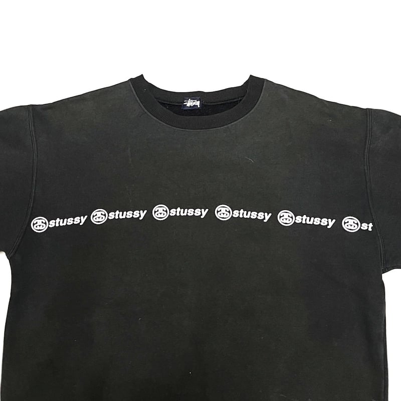 USED】90's STUSSY CHANEL LOGO LINE SWEATSHIRT |