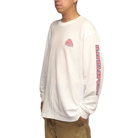 【USED】90's Kappa Sleeve Print Pique Long Sleeve T-shirt