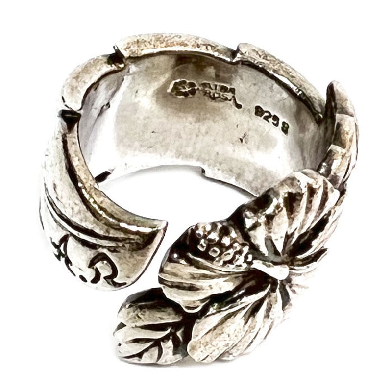 ALBA ROSA アルバローザ 18Kハイビスカス シルバーリング 指輪