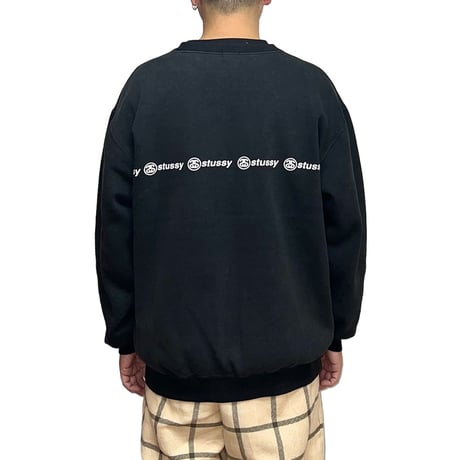 【USED】90's STUSSY CHANEL LOGO LINE SWEATSHIRT