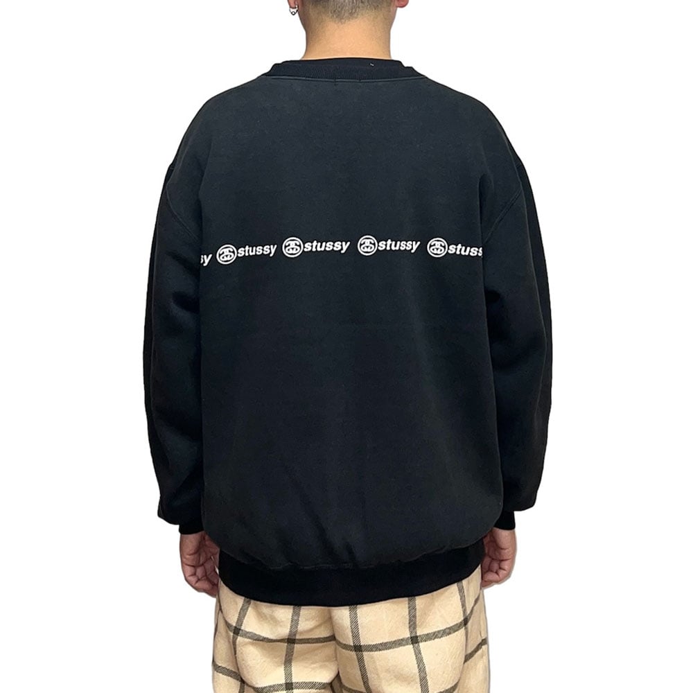 USED】90's STUSSY CHANEL LOGO LINE SWEATSHIRT |