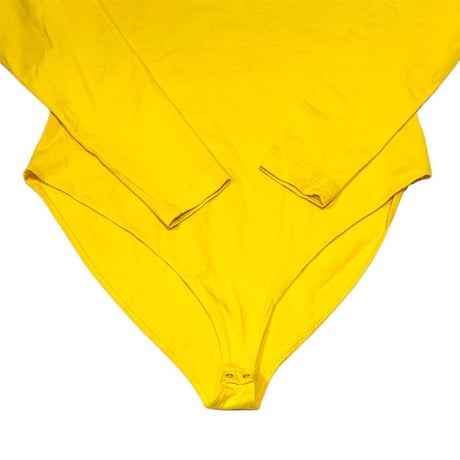 【USED】80'S ESCADA MARGARETHA LEY BODYSUIT YELLOW