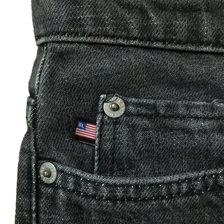 【USED】90'S POLO JEANS BLACK DENIM PANTS