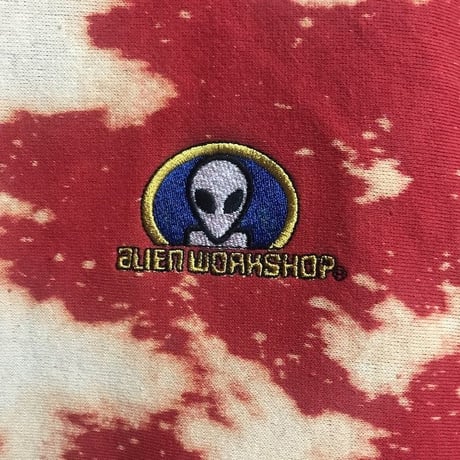 【USED】90'S ALIEN WORKSHOP BLEACHED SWEATSHIRT