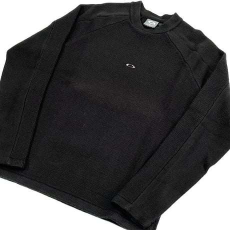 【USED】00'S OAKLEY ACRYLIC KNIT SWEATER