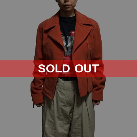 【USED】80'S AZZEDINE ALAÏA WOOL BIKER JACKET