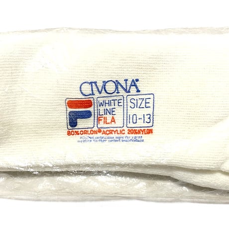 【DEAD STOCK】80'S FILA LINE SOCKS