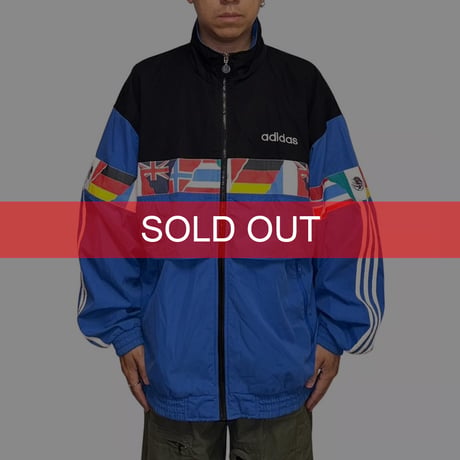 【USED】80's adidas ALL NATIONS JACKET