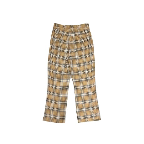 【USED】90's-00's POURQUOI PAS Plaid Cropped Trousers Made in France