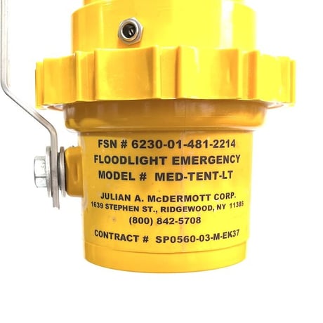 【USED】JULIAN A. MCDERMOTT CORP. FLOODLIGHT