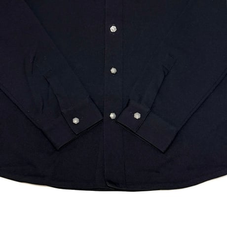 【USED】90's-00's VERSACE TECHNO JEANS BOLT DESIGN BUTTON SHIRT