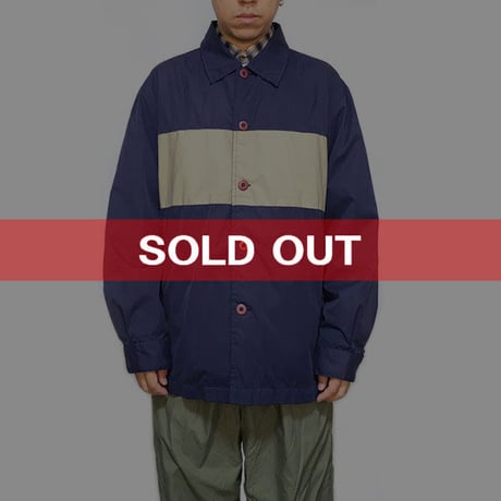 【USED】90'S-00'S STUSSY NYLON BUTTON JACKET