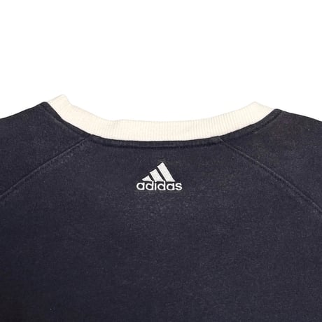 【USED】00's adidas Real Madrid Raglan Cotton Ringer T-Shirt