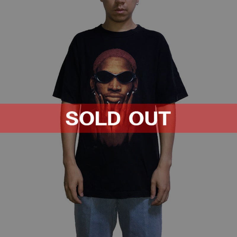 USED】90'S DENNIS RODMAN T-SHIRT | KONBINI USED】90'S DENNIS RODMAN T-SHIRT | KONBINI