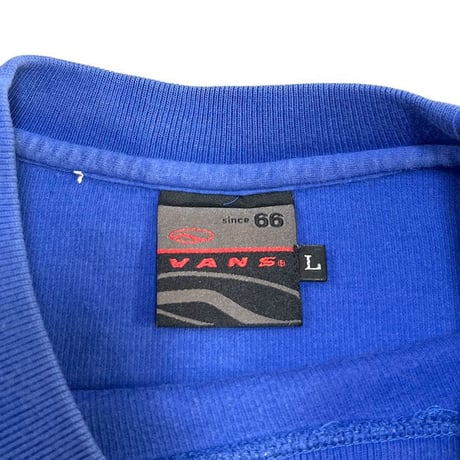 【USED】90'S-00'S VANS L/S CUT AND SEW