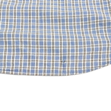 【USED】90'S-00'S J.CREW CHECK B.D.SHIRT