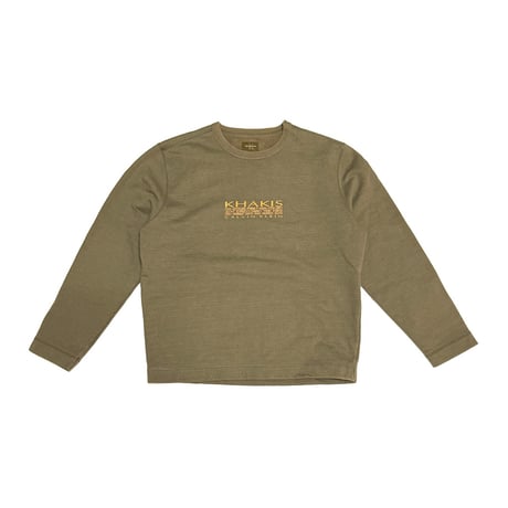 【USED】00's Calvin Klein Khakis Sweatshirt Olive
