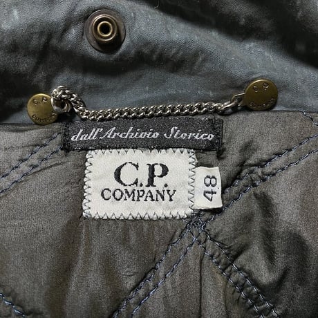 【USED】90'S  C.P.COMPANY WAXED LONG COAT