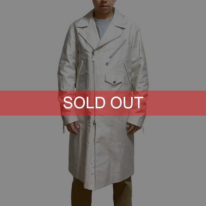 USED】HELMUT LANG 2004SS RAIDERS COAT OFF-WHITE USED】HELMUT LANG 2004SS RAIDERS COAT OFF-WHITE