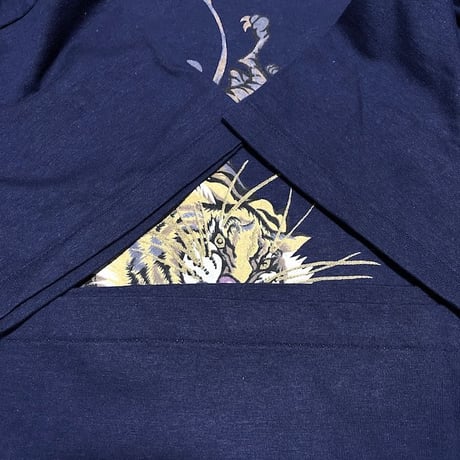 【DEAD STOCK】90'S KANSAI YAMAMOTO TORA T-SHIRT (ONEITA BODY)
