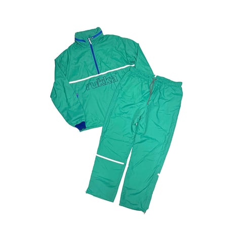 【USED】80's Rukka Finland Tech Tracksuit Emerald Green