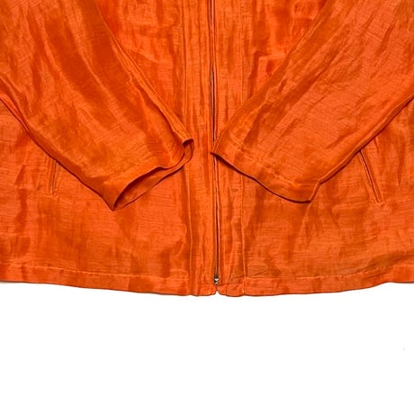 【USED】90'S EMPORIO ARMANI ZIP PARKA ORANGE
