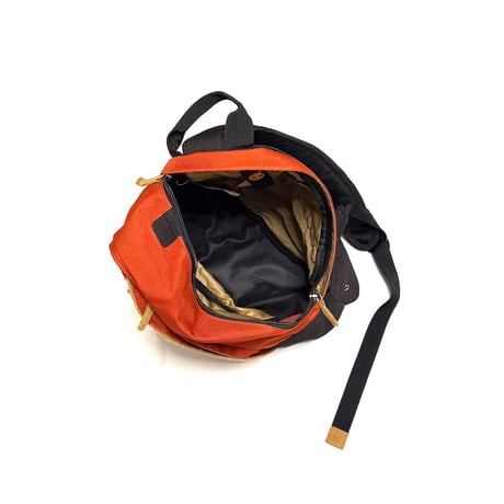 【USED】00's Timberland 3-Compartment Design Sling Backpack Orange