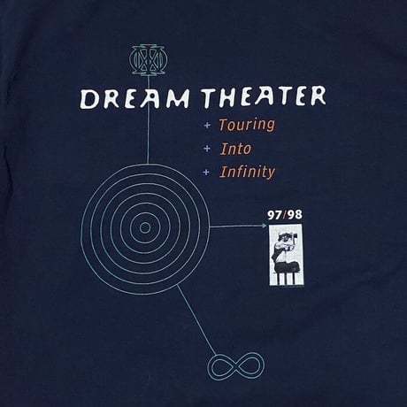 【DEAD STOCK】90'S DREAM THEATER "TOURING INTO INFINITY" T-SHIRT