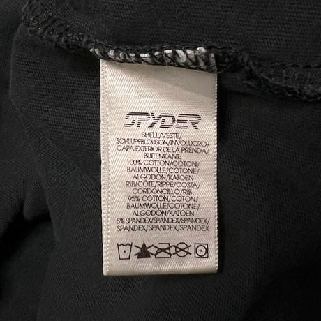 【USED】00's SPYDER HALF ZIP HI-NECK L/S TOP