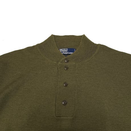 【DEAD STOCK】90's Polo by Ralph Lauren MILITARY WOOL SWEATER