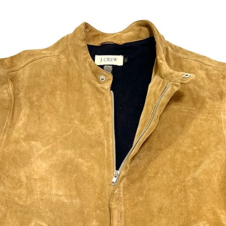【USED】90'S-00'S J.CREW SUEDE ZIP JACKET