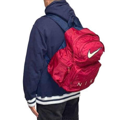 【USED】90's OLD NIKE BIG SWOOSH BACKPACK