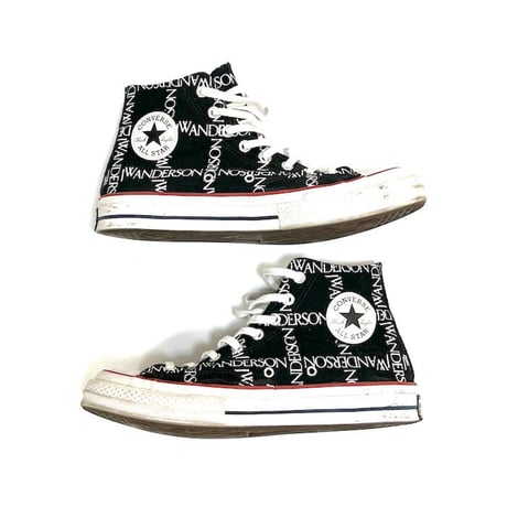 【USED】J.W.ANDERSON × CONVERSE CHUCK TAYLOR ALL-STAR CT70 HI BLACK