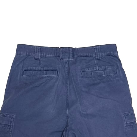 【USED】00's L.L.Bean Faded Duck Canvas Cargo Pants Navy