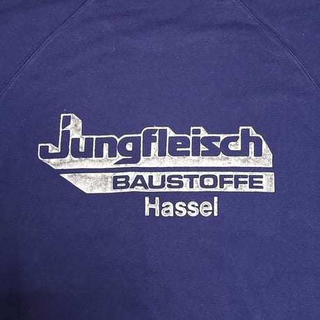 【USED】90's hummel German Sponsor Oversized Sweatshirt