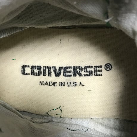 【USED】90'S CONVERSE GREEN GLITTER SNEAKERS MADE IN U.S.A.