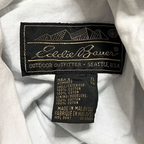 【USED】90'S Eddie Bauer 3-COLOR COTTON JACKET