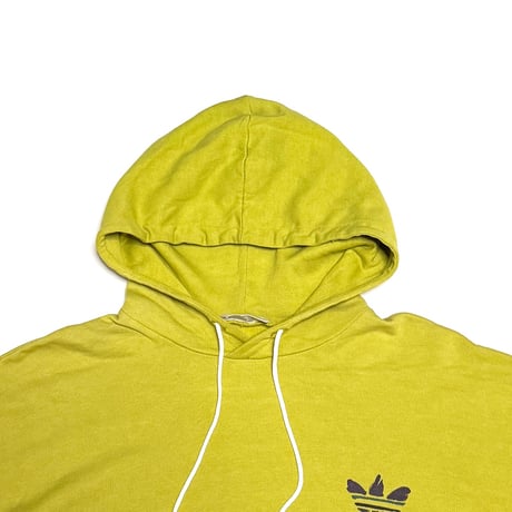 【USED】80's adidas Graffiti-Style Trefoil Pullover Hoodie Made in Hungary