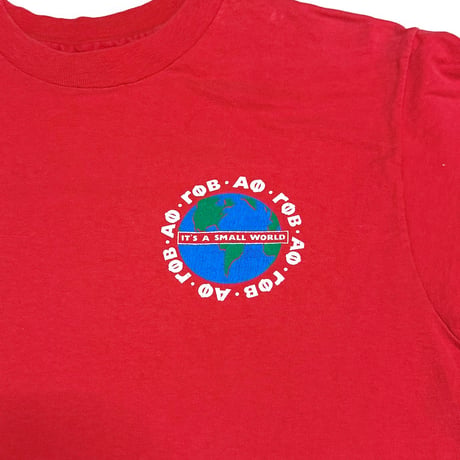 【USED】90's IT'S A SMALL WORLD DISNEY BIAD '90 T-SHIRT