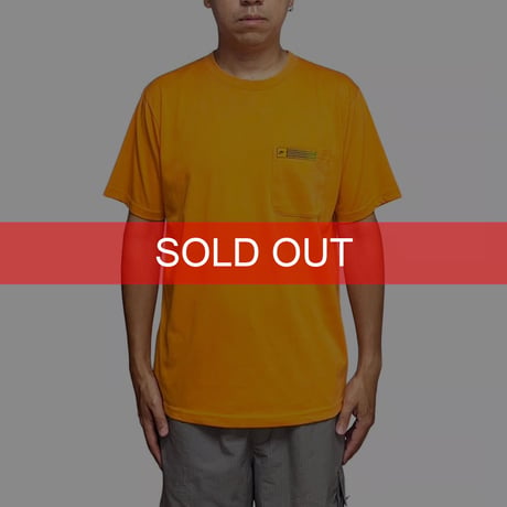 【USED】00's NIKE USA DRI-FIT POCKET T-SHIRT ORANGE
