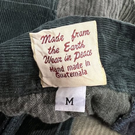 【USED】90'S GYPSY ROSE CORDUROY PATCHWORK CARGO PANTS